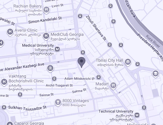 NeoProxima office on the map: Tbilisi, Davit Gamrekeli St. 19